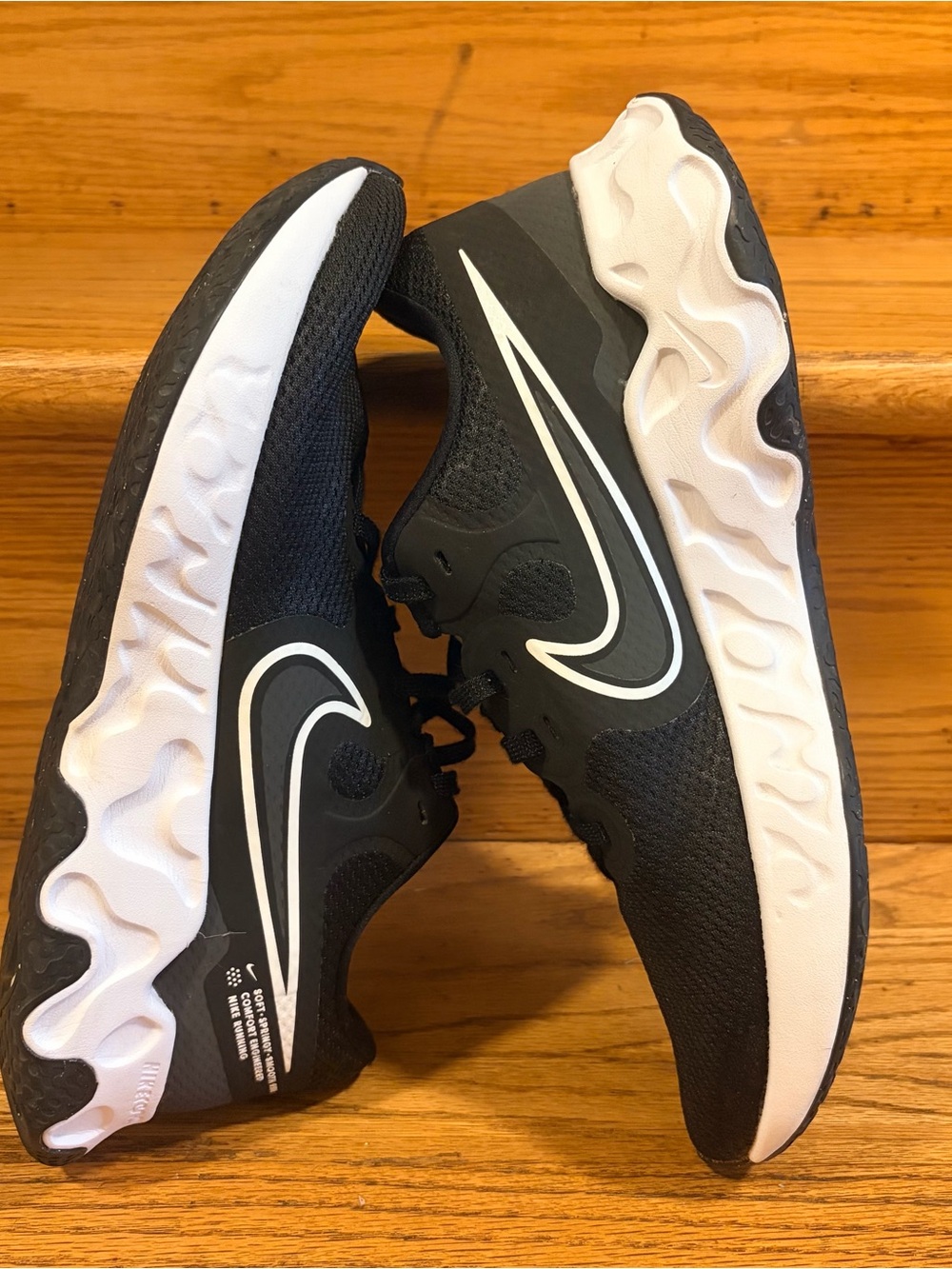 Nike Women’s Black & White Running Shoes - Lightweight Comfort